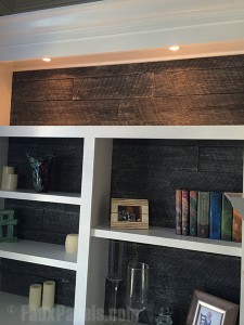 Panels made from zero VOC polyurethane that mimic the look of real barn board.