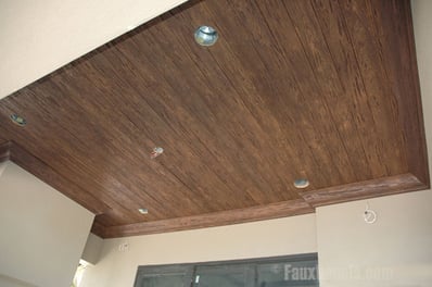 Pecky Cypress Faux Panels
