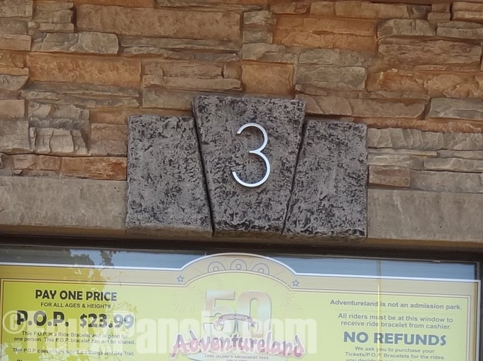 Up close, our faux stone trim is vividly realistic.