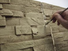 Faux Stone Wall Covering