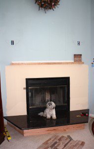 Fireplace Before Photo Fireplace before photo