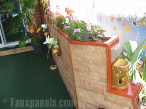 This easy DIY project turned a basic wooden frame into impressive planters that bring a beautiful look to Joe's yard.