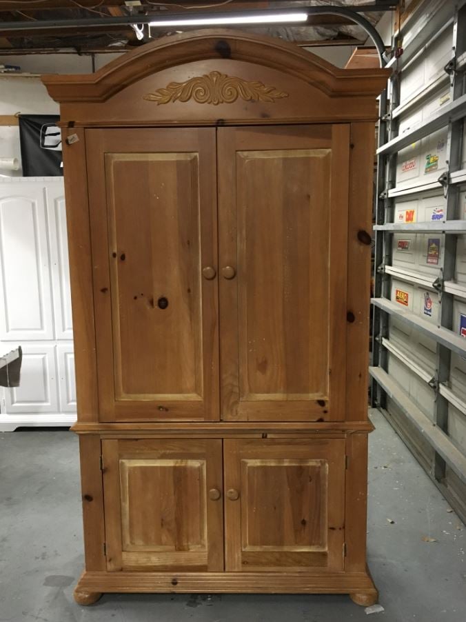 Old TV armoire