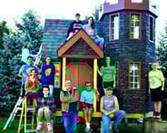 Venture Crew 360's Enchanted Castle Playhouse project in Pensylvania
