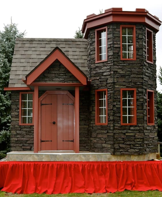 Completed Enchanted Castle of Dreams built for the Make-a-Wish Foundation