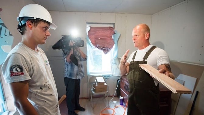 Mike Holmes, host of Home Free on FOX.