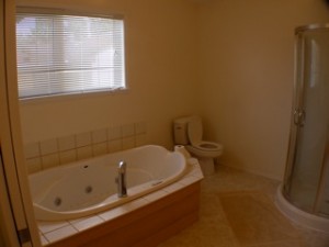 What can be done to update this boring bathroom?