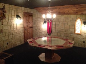 Carlton castle rock panels used for a medieval design