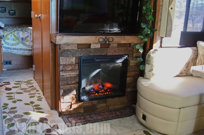 Remodeling RV walls is easy to do in a few hours with faux wall panels.