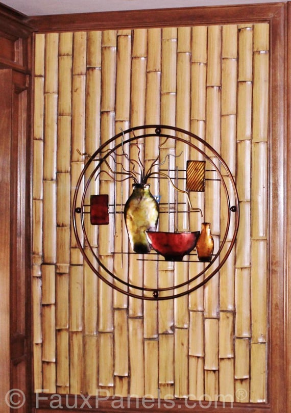 RV remodeled with bamboo wall panels