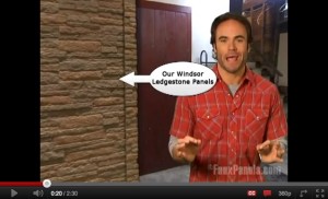 Garage makeover using faux stone paneling with host Matt Blashaw on the DIY Network's Money Hunters