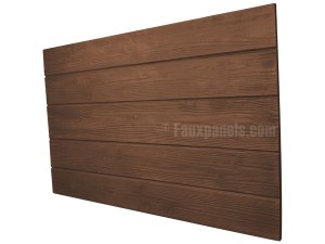 Raised Grain Faux Wood Panels