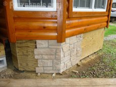 Stone Veneer Mobile Home Skirting