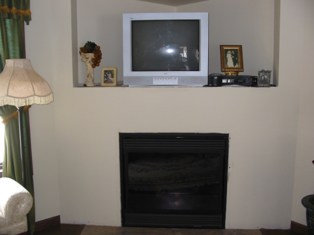 Fireplace Before Photo