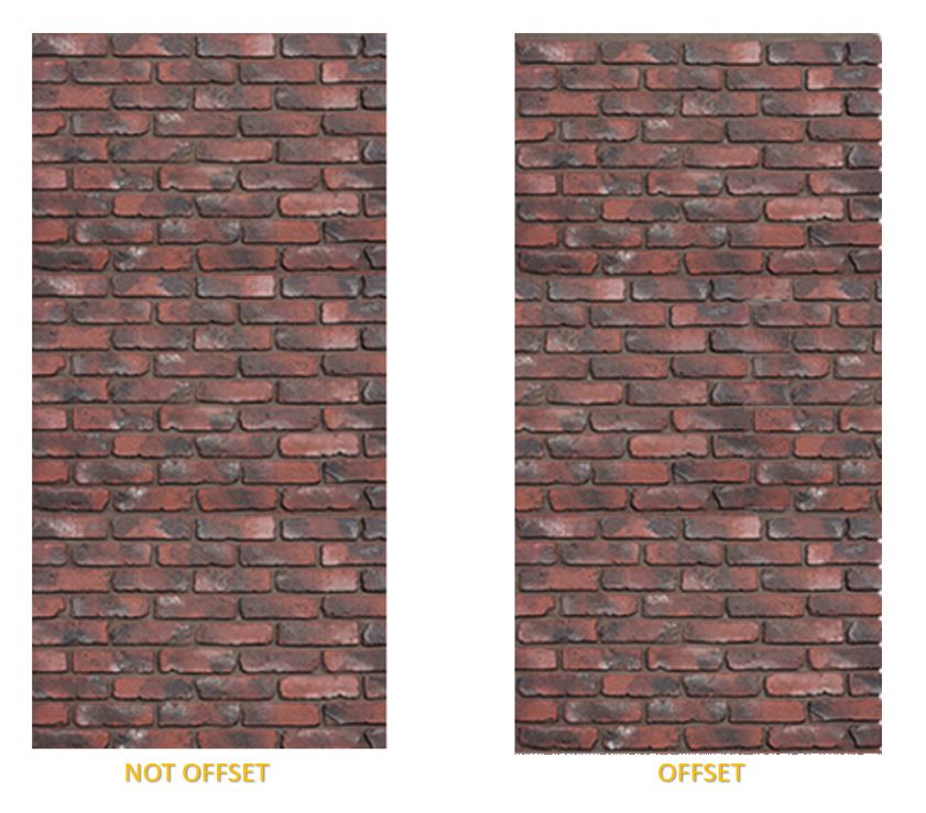Offset installation vs not offset